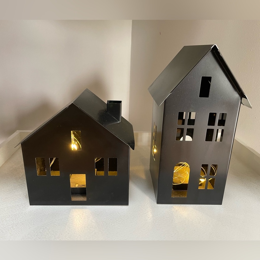 Target Black Lantern House Accents Set